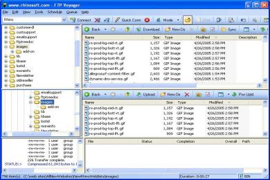 Screenshot FTP Voyager