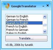 Screenshot Script Traductor Google