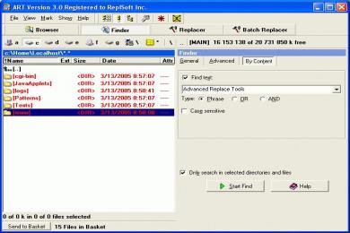 Captura Advanced Replace Tools