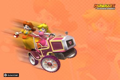 Screenshot Super Mario Kart: Peach und Daisy