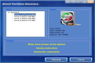 Screenshot Smart Partition Recovery