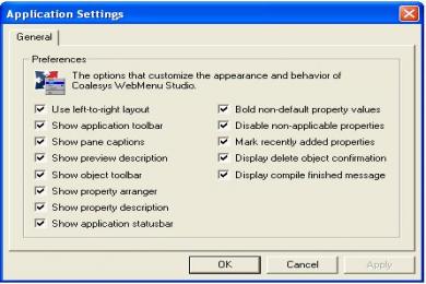 Capture WebMenu Studio