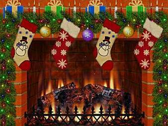 Screenshot Christmas Fireplace Screensaver