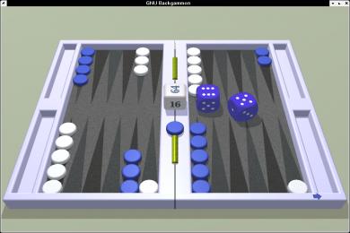 Screenshot GNU Backgammon