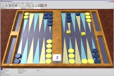 Screenshot GNU Backgammon