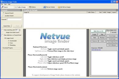 Screenshot NetVue Image Finder