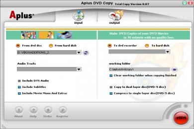 Captura Aplus DVD Copy