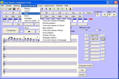 Screenshot Easy Music Composer Free