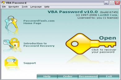 Captura VBA Password