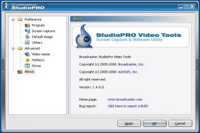 Screenshot Broadcaster StudioPro