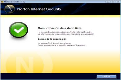 Screenshot Norton Internet Security