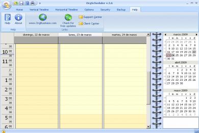 Captura OrgScheduler