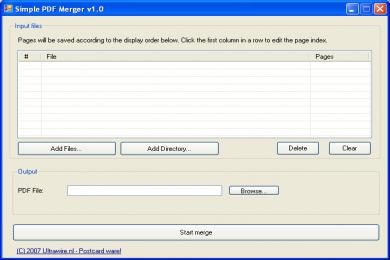 Captura Simple PDF Merger