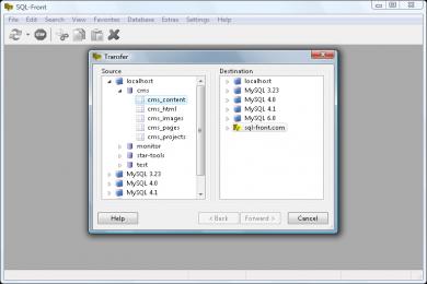 Capture MySQL-Front