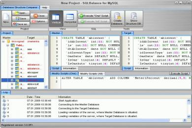 Captura SQLBalance for MySQL