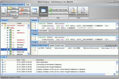 Captura SQLBalance for MySQL