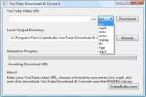 YouTube Download and Convert