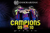 Barcelona - Meister Spaniens 2010