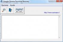 Google Chrome Password Recovery