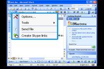 Skype Office Toolbar