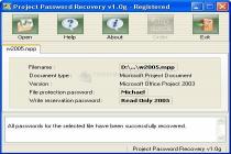 Project Password Recovery