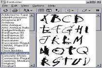 FontLister
