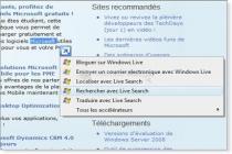 Internet Explorer Français Vista