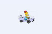 Bart dirigindo