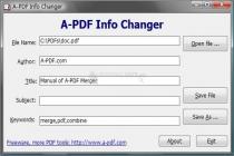 A-PDF Info Changer