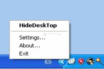 Hide Desktop