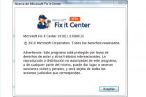 Microsoft Fix it Center
