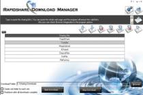 RapidShare Download Manager