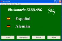 Wörterbuch Freelang Deutsch-Spanisch