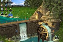 Watermill by Waterfall