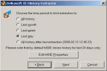 IE History Extractor