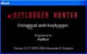Captura Keylogger Hunter